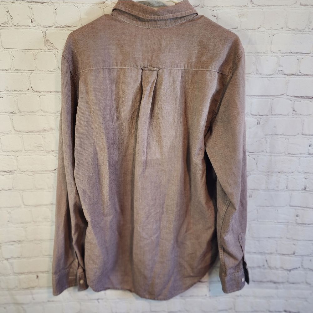 Men's Quicksilver Button Down Longsleeve Shirt, S… - image 3